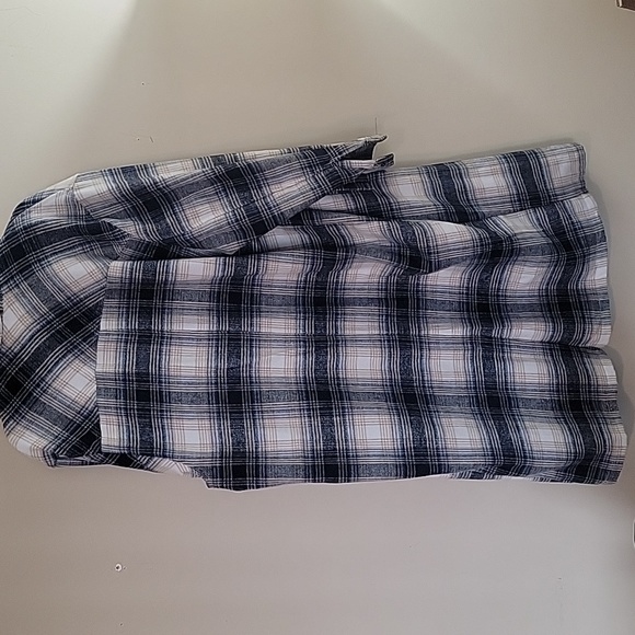 Blue Plaid Shacket (medium) - Picture 6 of 8